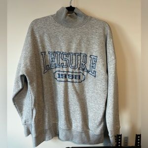 Misguided. Size 6. Grey turtleneck sweater
